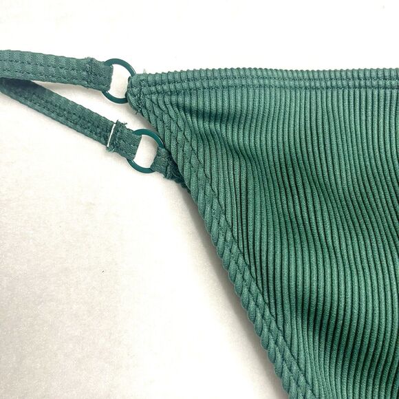 L.A. Hearts by PacSun Green Ribbed Bikini Bottom – Size S - Picture 3 of 4